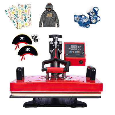 combo heat press machine T-shirt mug hat Plate pen heat transfer machine multi-function sublimation Printing machine