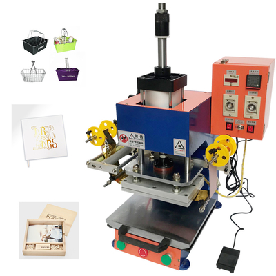 Automatic Pneumatic Hot Stamping Machine , 220V 125HZ Heat Foil Embossing Machine