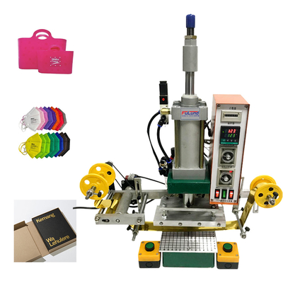 New automatic digital embossing pneumatic leather paper machine heat press machine letters hot foil stamping machine