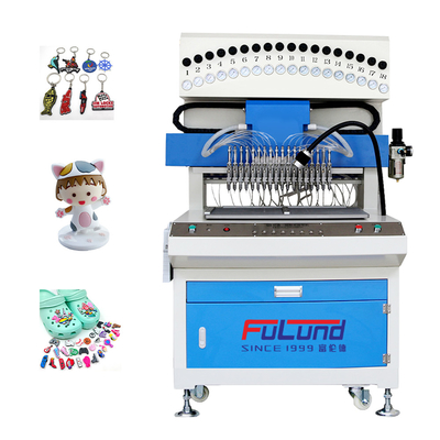 Multifunctional Injection PVC Rubber Patch Making Machine For Shoes Making