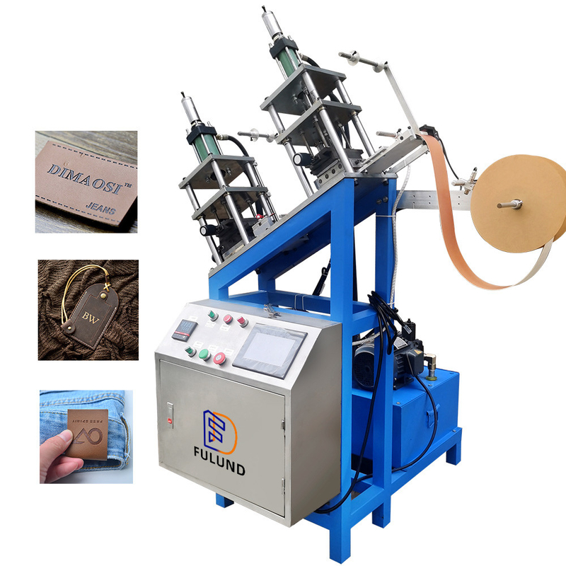 7Mpa Automatic Heat Transfer Machine Leather Label Machine