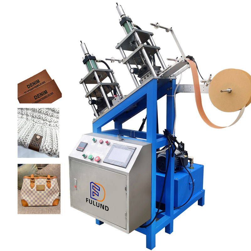 Leather Logo Label Embossed Hot Stamping Machine 1 Year Warranty