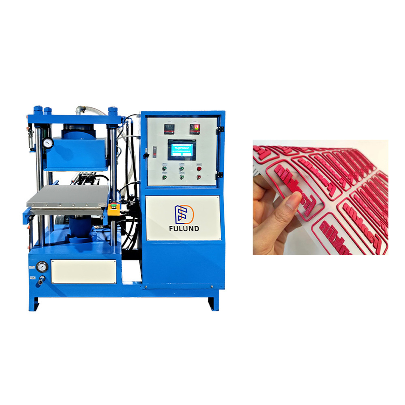 FuLund silicone hot press double head hot pressing plate vulcanizing machine silicone product making machine