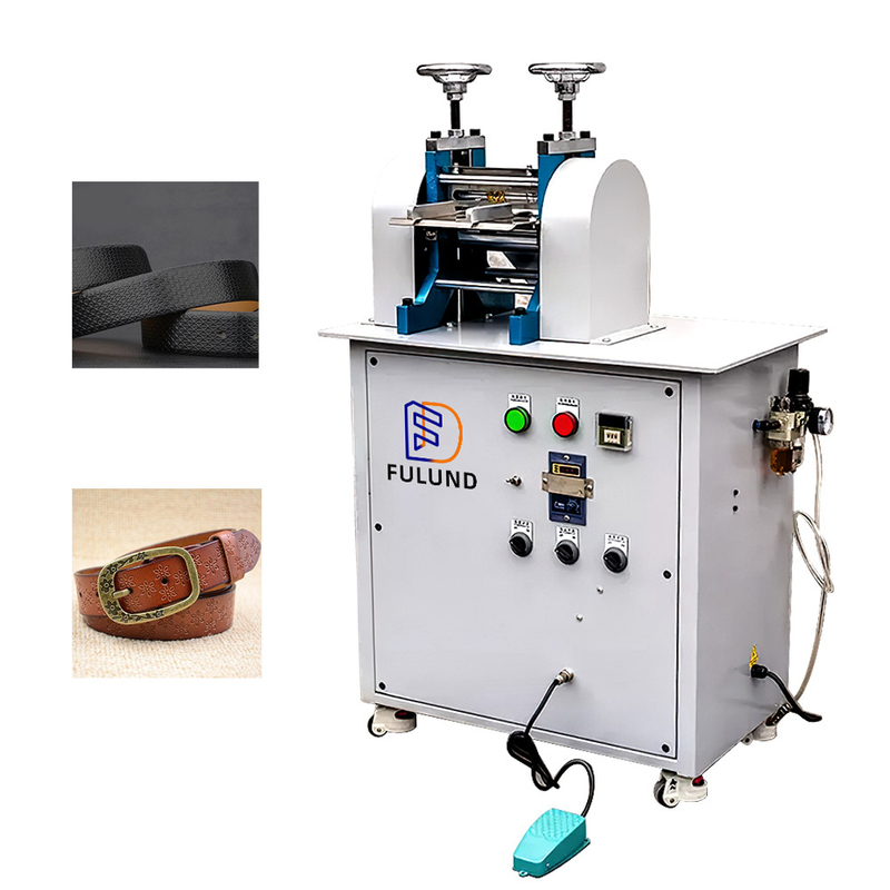 Leather belt embossing machine for men belt and dog collar