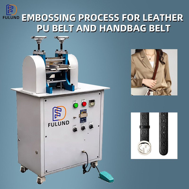 Long Strip Leather Belt Embossing Machine With Automatic Feeding System