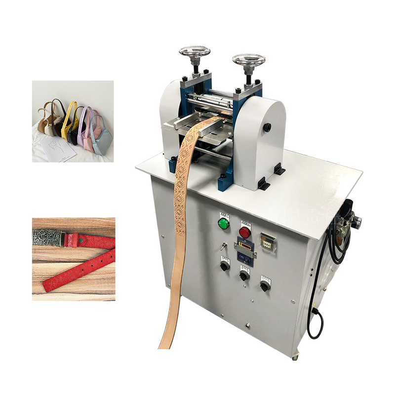 Leather Belt Rolling Embossing Machine With Automatic Feeding System