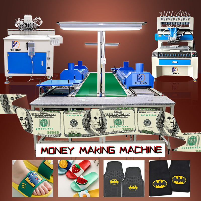 Shoe injection molding machine is used for PVC blowing slippers and snow boots making car mat production line