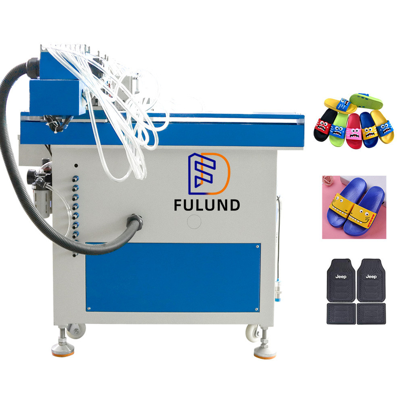 Energy saving and efficient drip moulding logo production line colorant PVC labels and keychain making equipment product