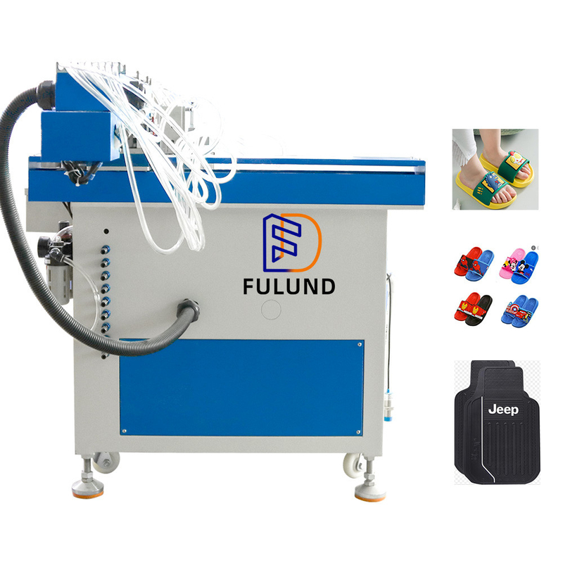 Slipper upper sole fully automatic multiple color car mat production line Rubber Product Making Machine