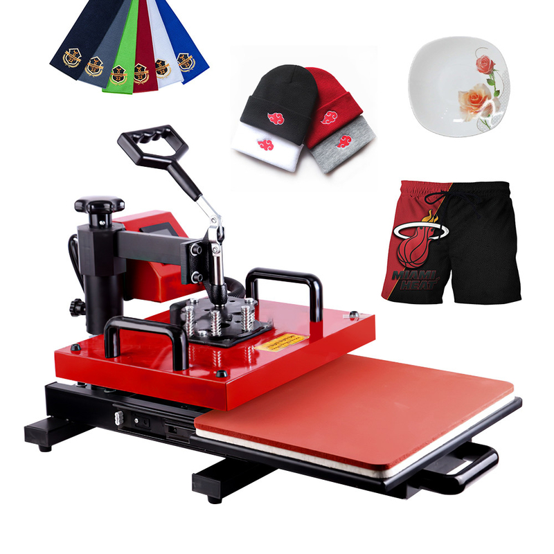 15 in 1 Combo Multifunction Sublimation Desktop Iron Baseball Digital Swing Away Transfer Heat Press Machine