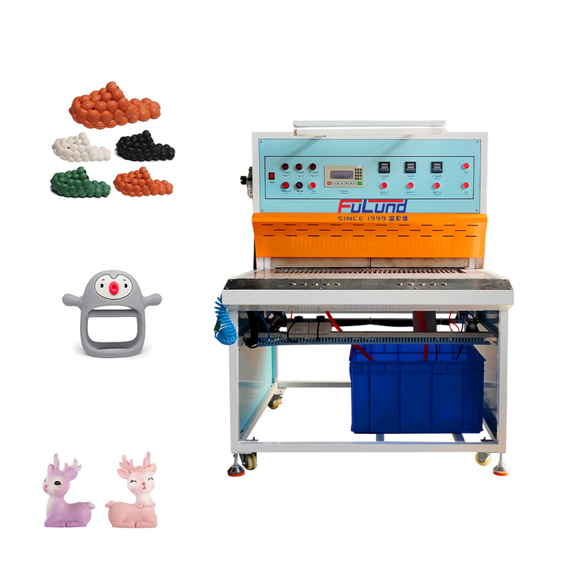 PVC SILICONE 3D key chain soft rubber dripping machine production line
