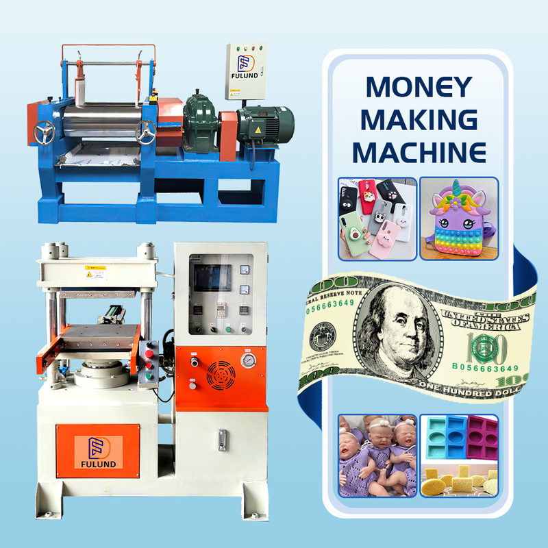 Rubber and Plastic Hydraulic Vulcanizing Press Machine Lab Hot Press