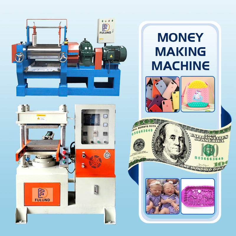 Rubber O Ring Making Machine Conveyor Belt Vulcanizing Press Automatic