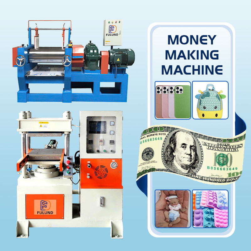 13kW Rubber Vulcanizing Press Silicone Plate Vulcanizing Machine