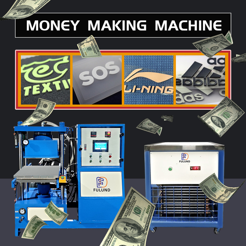 12kW Silicone Products Making Machine Automatic Ejection Vulcanizing Vacuum Curing Press