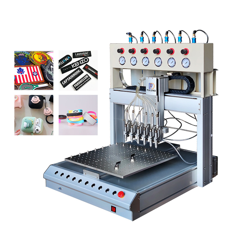 Soft Rubber Making Machine Keychain Pvc Label Silicone 3d Patches Machine