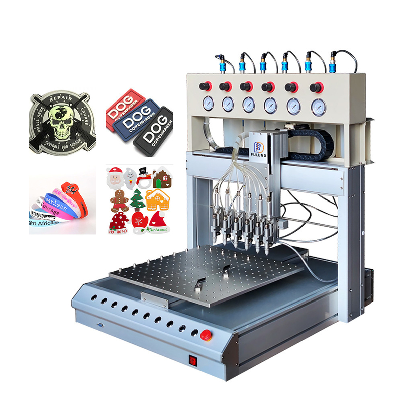 Drip Liquid Dripping Rubber Making Machine Automatic Pvc Rubber Patches Dispensing Machine
