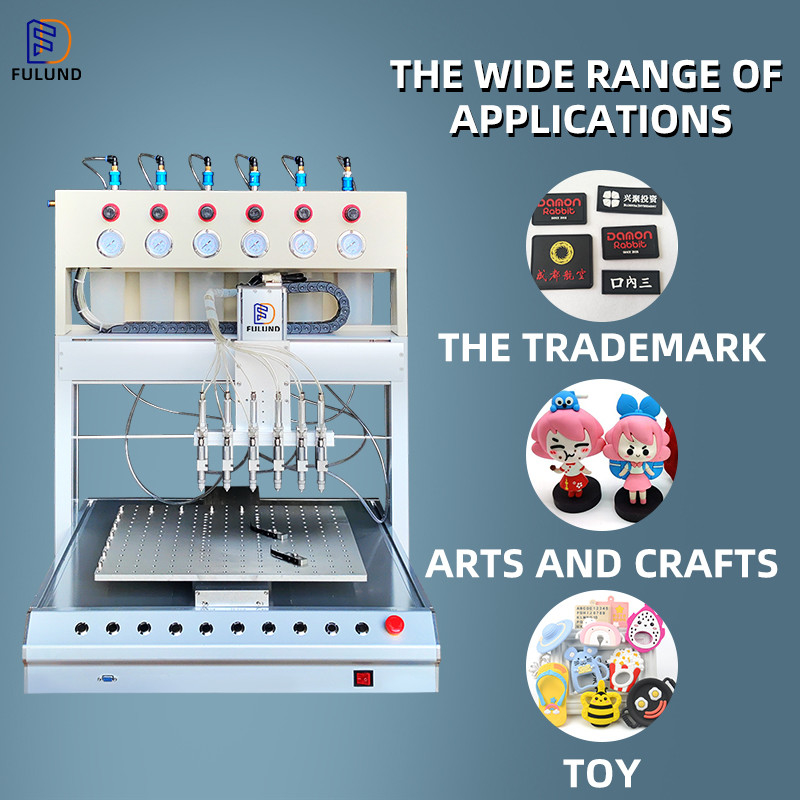 Drip Liquid Dripping Rubber Making Machine Automatic Pvc Rubber Patches Dispensing Machine