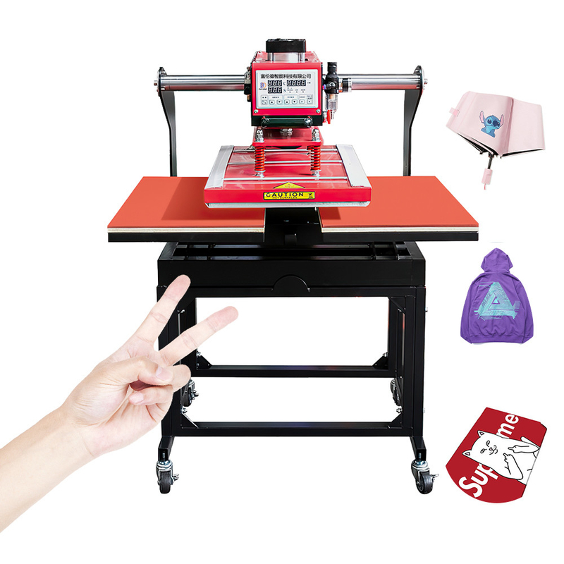 Semi Automatic Double Worktable Heat Transfer Machine For Shoe Ball Pen