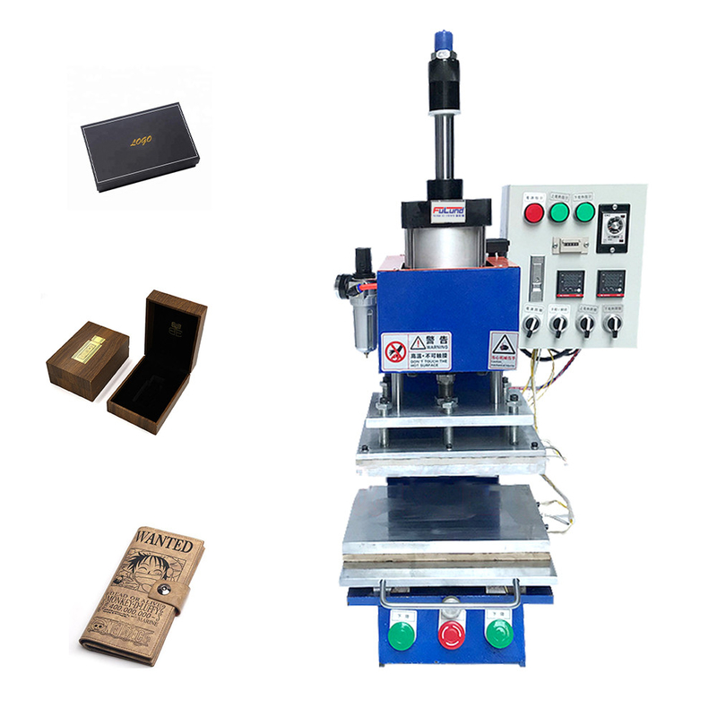 Pneumatic hot foil stamping machine digital gold foil printing machine foil printer for wedding invitation card