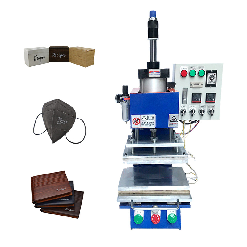 Pneumatic hot foil stamping machine digital gold foil printing machine foil printer for wedding invitation card