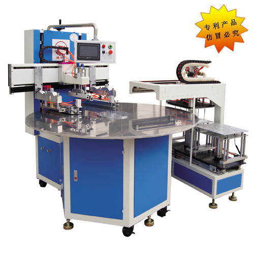Color Insole Printing Sports Shoes Making Machine Disc Printer Four Station