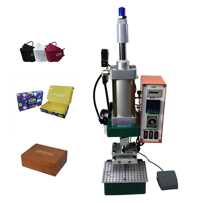 Small Manual Hot Foil Stamping Machine Embossing For Paper Wood Leather Label