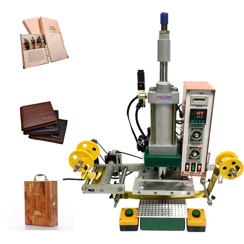 Automatic Pneumatic Leather Logo Embossed Hot Stamping Machine with CE Certificate