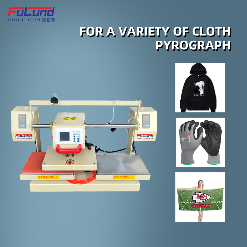 Fulund Automatic Heat Transfer Machine , Sublimation Machine For Shirts With Mug Plate