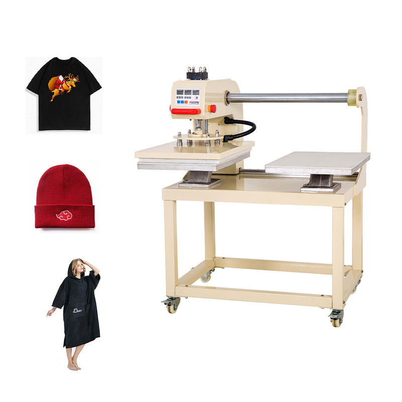 Upper Sliding Heat Transfer Press Printing Machine for t shirt Automatic