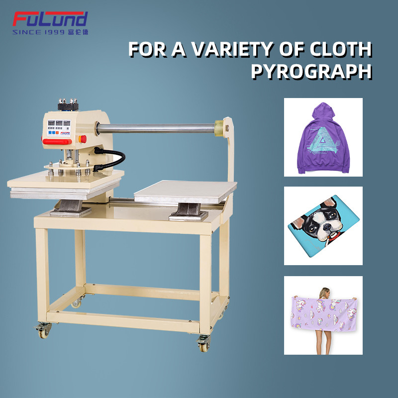 Upper Sliding Heat Transfer Press Printing Machine for t shirt Automatic