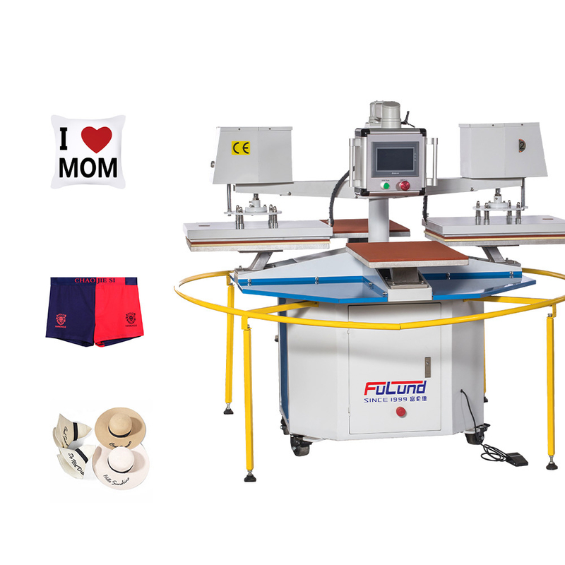 40x50cm Automatic Heat Transfer Machine , Hot Press Machine For Shirts
