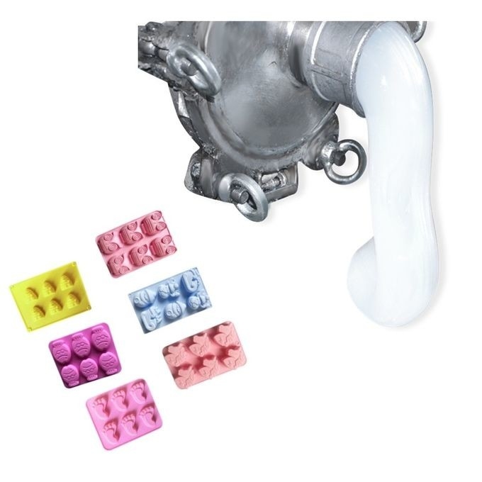 17 KN/M Silicone Mold Making Liquid Rubber Eco Friendly For Fabric