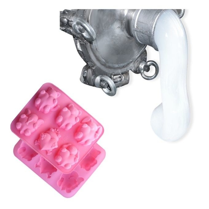 17 KN/M Silicone Mold Making Liquid Rubber Eco Friendly For Fabric