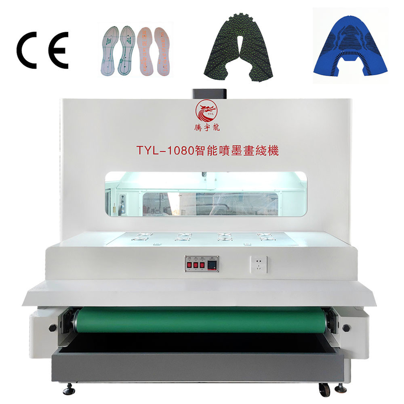 Intelligent Shoe Manufacturing Machine Inkjet Line Drawing For Leather Fabric Vamp
