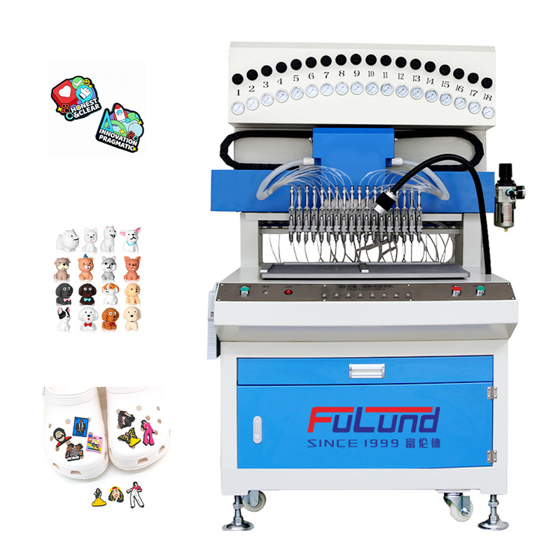 18 Color Rubber Making Machine For Keychain Fully Automatic