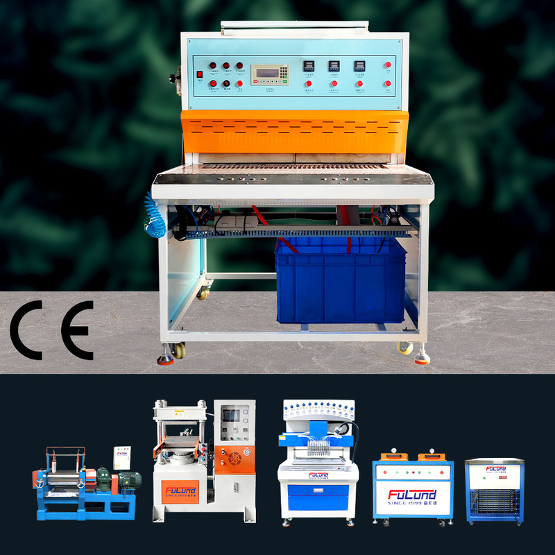 Full Automatic Rubber Making Machine , PVC Patch Maker Machine OEM ODM