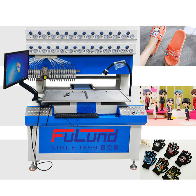 Silicon Keychain Soft Pvc Labels Making Automatic Silicone Dispensing Machine With Fair Price
