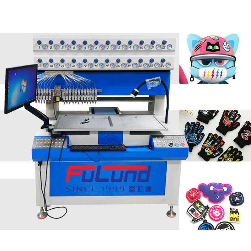 Manual Keychain Pvc Garment Patch Making Pen Drive Case Injection Moulding Machine For Hot Sale