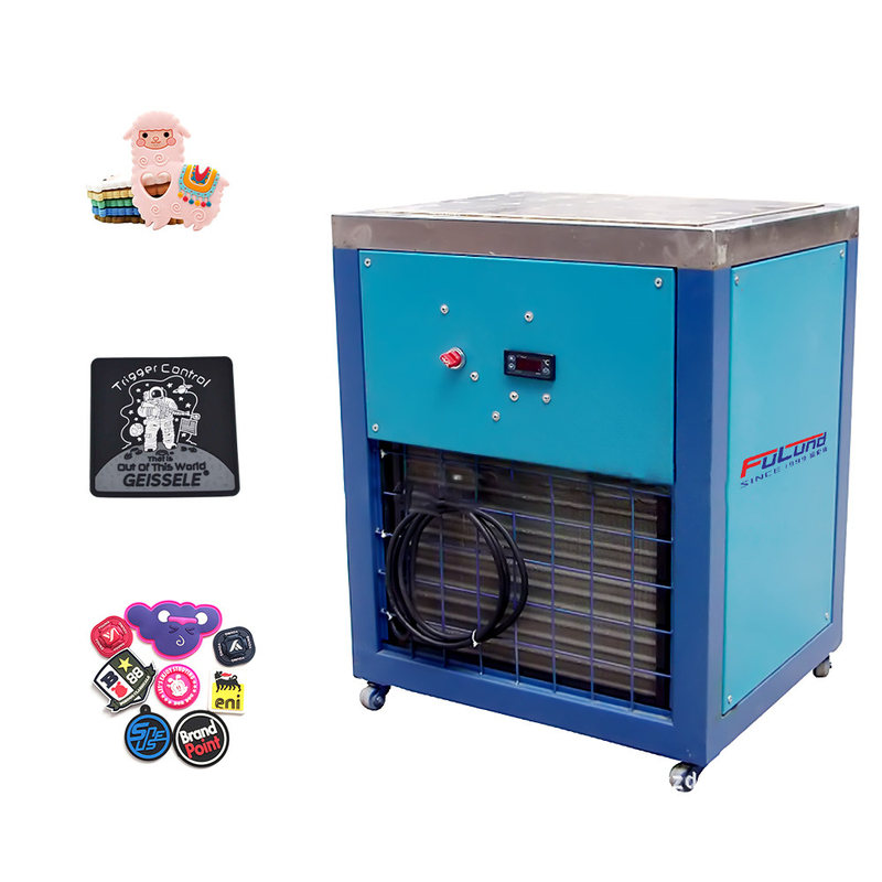 Fulund factory supply ice cooling table machine suitable for water milk candy juice rubber pvc silicone
