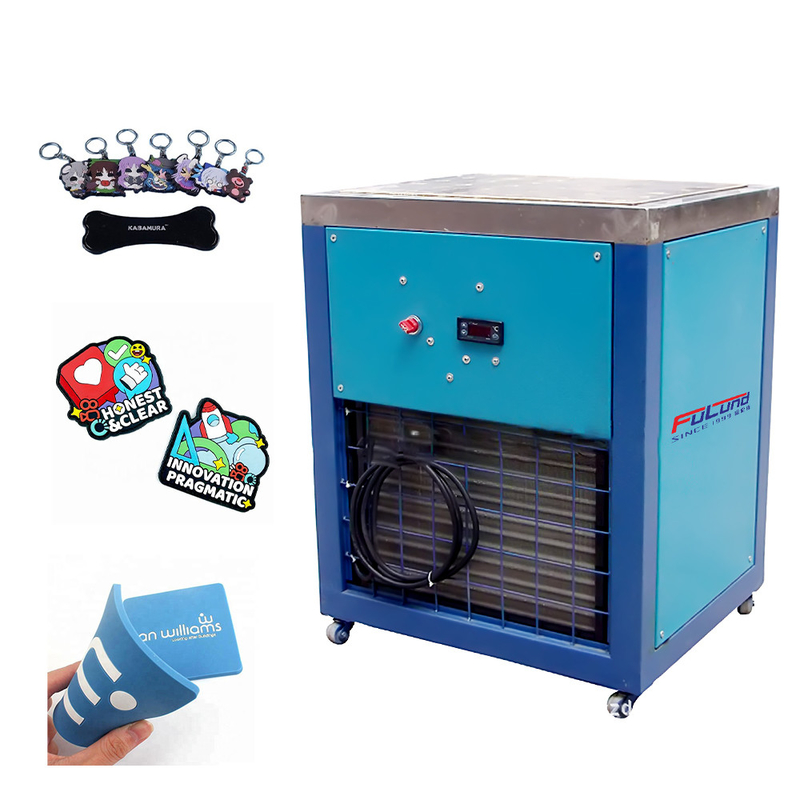Since 1999 Fulund factory supply ice cooling table machine suitable for water milk candy juice rubber pvc silicone