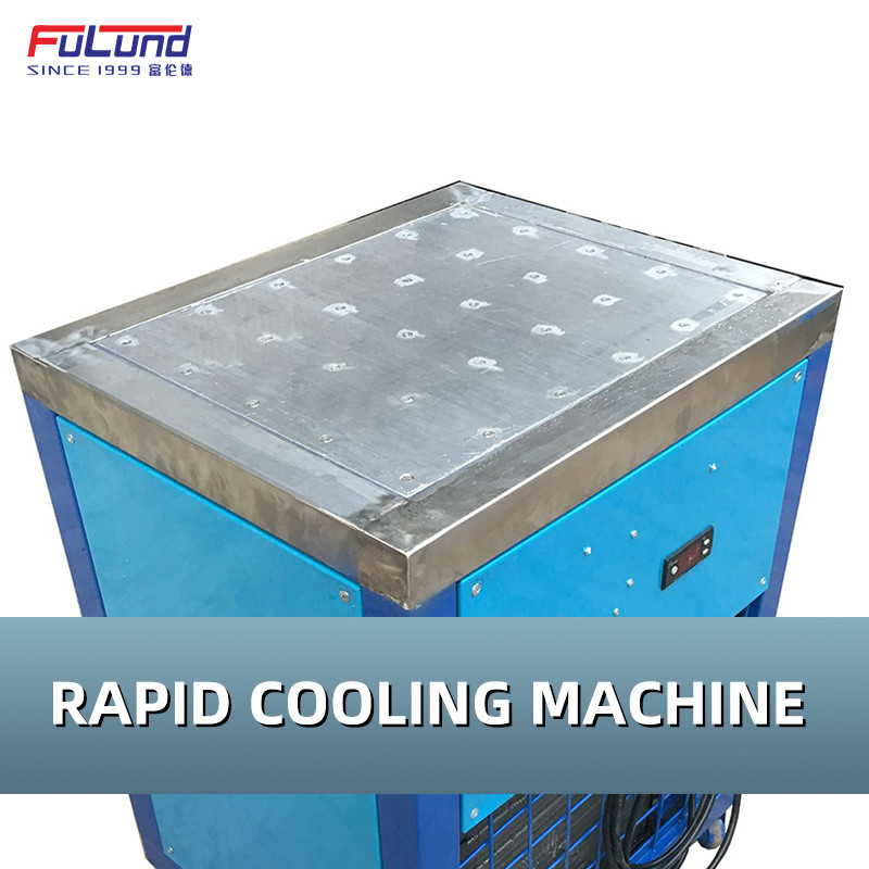 Since 1999 Fulund factory supply ice cooling table machine suitable for water milk candy juice rubber pvc silicone