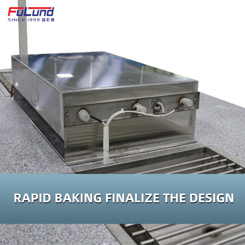 Fulund Steam Freezer Shrink Conveyor Chain Belt For Heat Tunnel Cooling Oven Dryer Conveyor Tunnel Oven