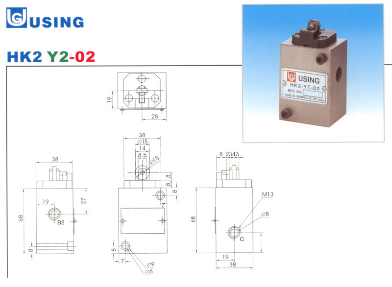 Directional Hydraulic Safety Valve FMS-G4-02P HK2Y2-02 HF-TGM00-03