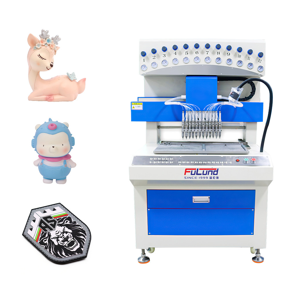 12 color PVC silicone automatic high precision dispensing drop plastic ...